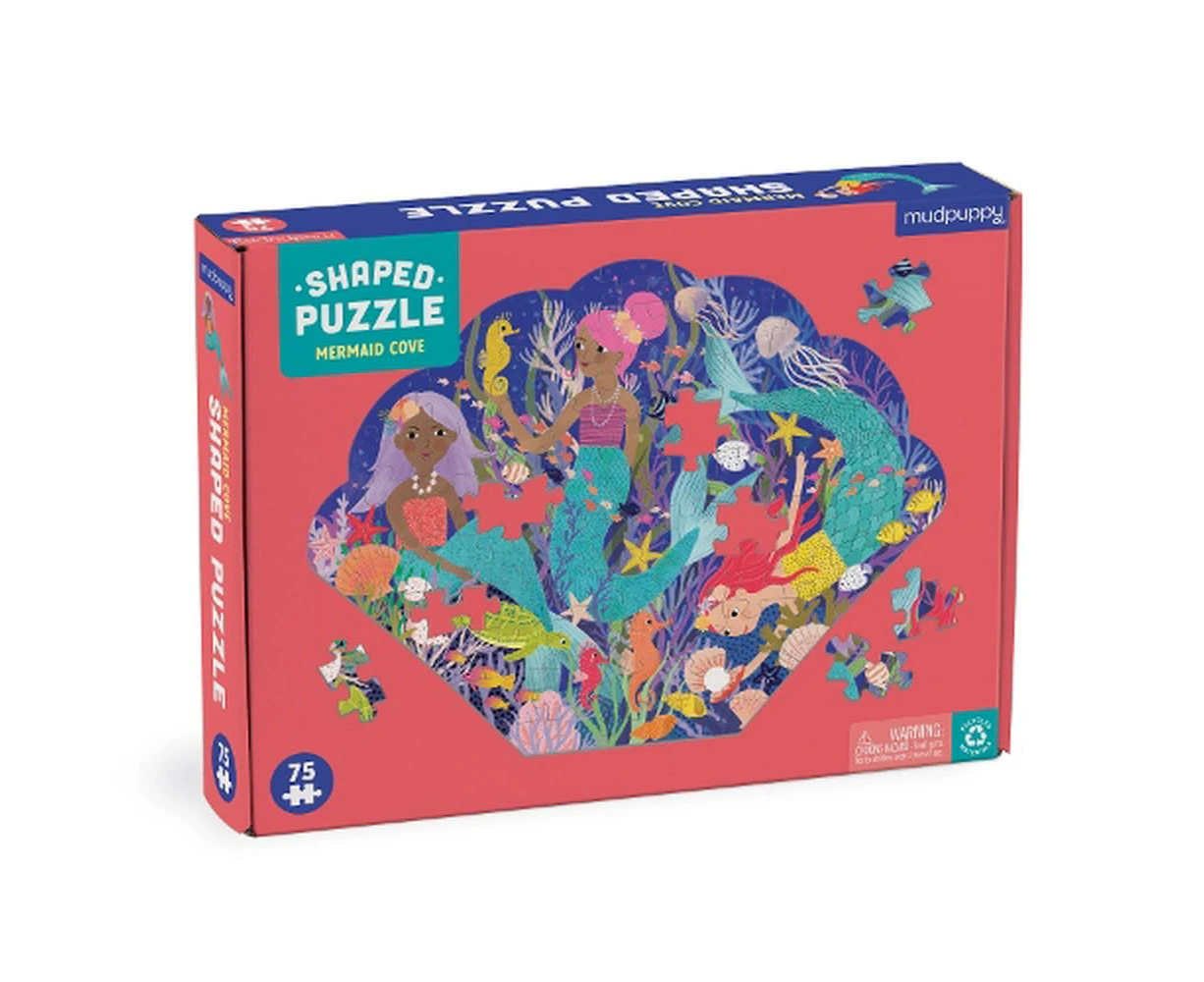 Mermaid Cove 75 Piece Shaped Scene puzzle