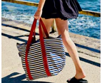 Salvage Australia Sustainably Made Beach Bag - Hello Sailor Striped Bag