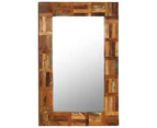 vidaXL Wall Mirror Solid Reclaimed Wood 60x90 cm