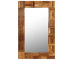 vidaXL Wall Mirror Solid Reclaimed Wood 60x90 cm