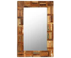 vidaXL Wall Mirror Solid Reclaimed Wood 60x90 cm