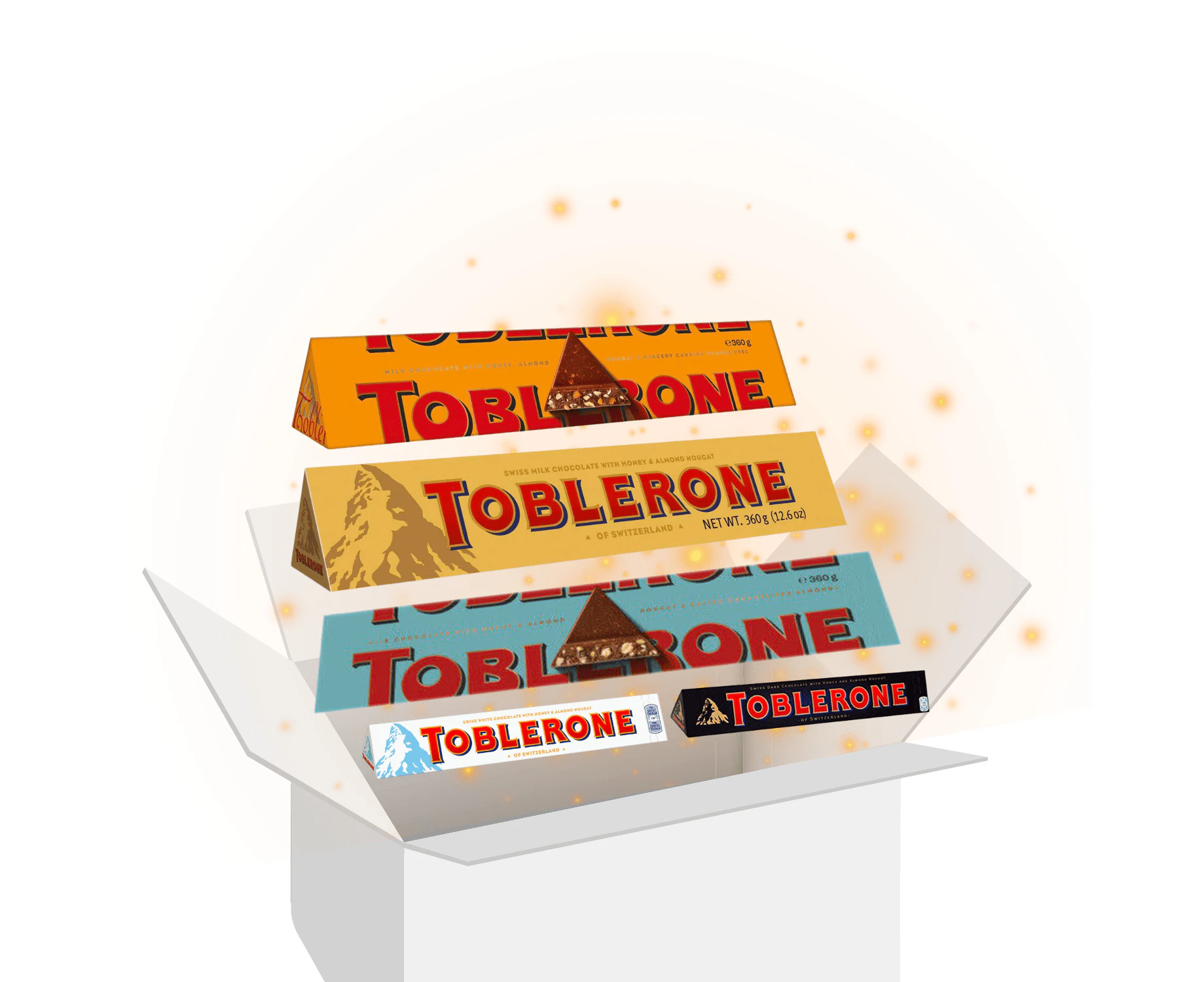 Toblerone Chocolate Variety Gift Box Set Bundle