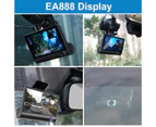 Car DVR 3 Cameras Lens 4.0 Inch Dash Camera Dual Lens With Rear view - No Rearview Camera, No TF Card