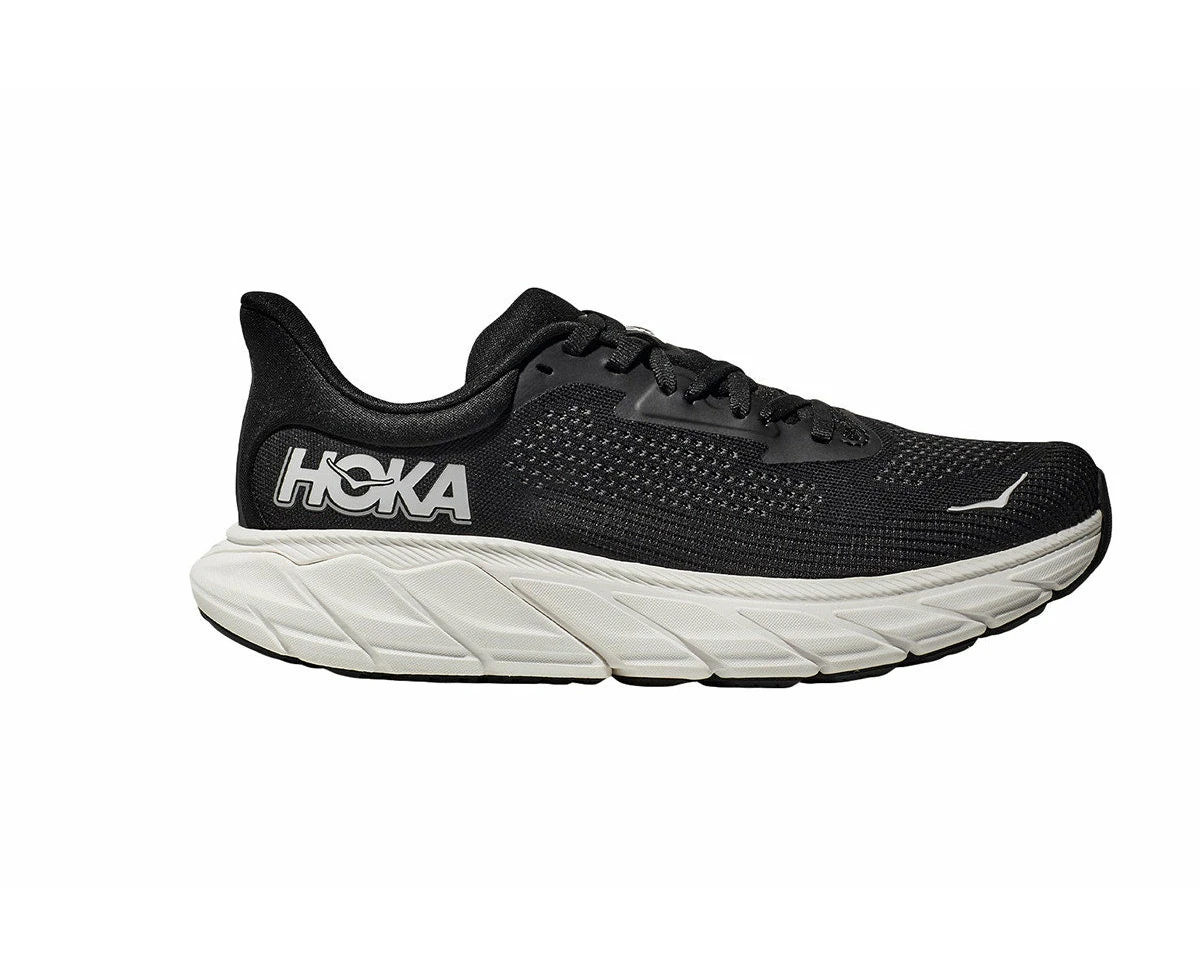 Hoka Women's Arahi 7 Running Shoes - Black/White