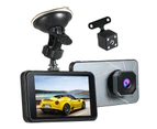 LOYOUTH 1080P FHD Car DVR 4inch Dash Cam Car Driving Recorder Dual Lens Vehicle Camcorder Loop-cycle Recording G-sensor Motion Detection Parking