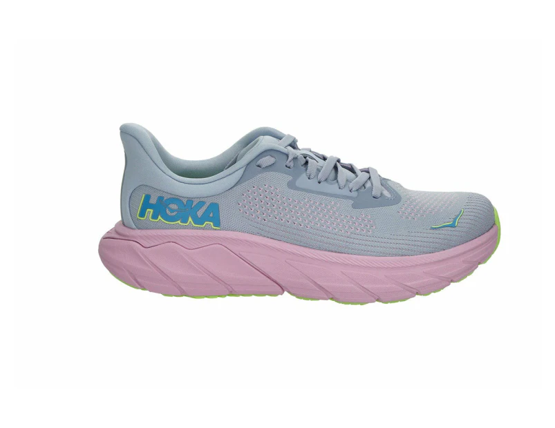 Hoka Women's Arahi 7 Running Shoes - Gull/Pink Twilight