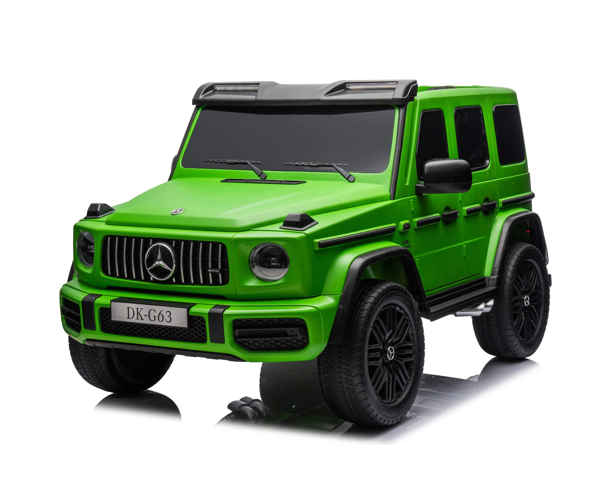 24V Licensed Mercedes-AMG G63 4WD Kids Ride-On Car with Remote Control - Matt Green