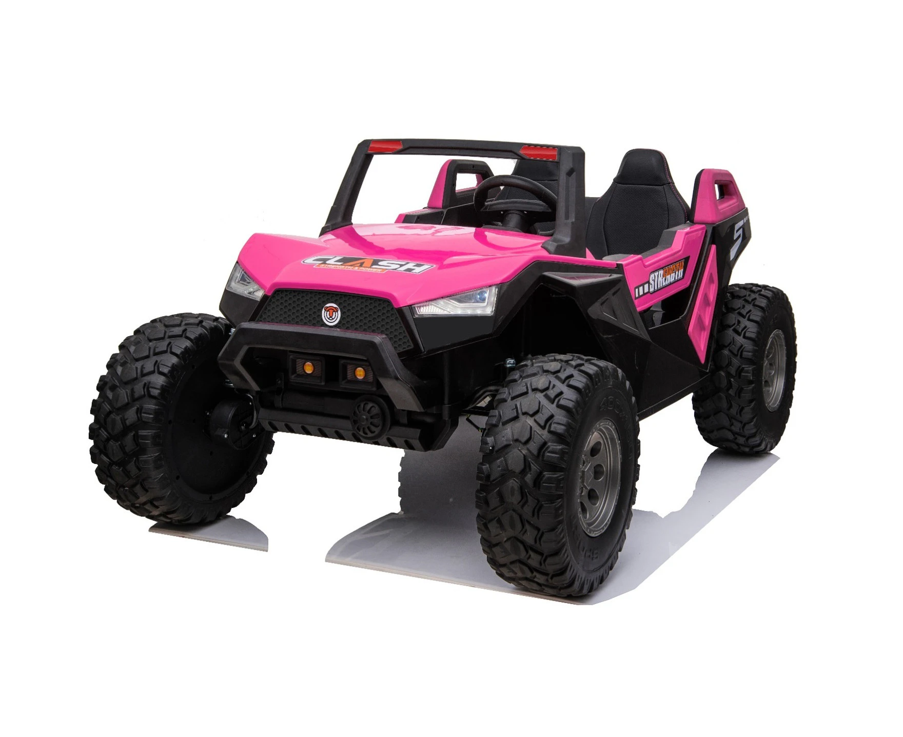 24V Beach Buggy Sahara 4WD Electric Ride On Toy for Kids - Pink