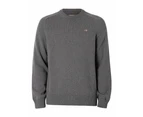 GANT Men's Casual Cotton Saddle Knit - Grey