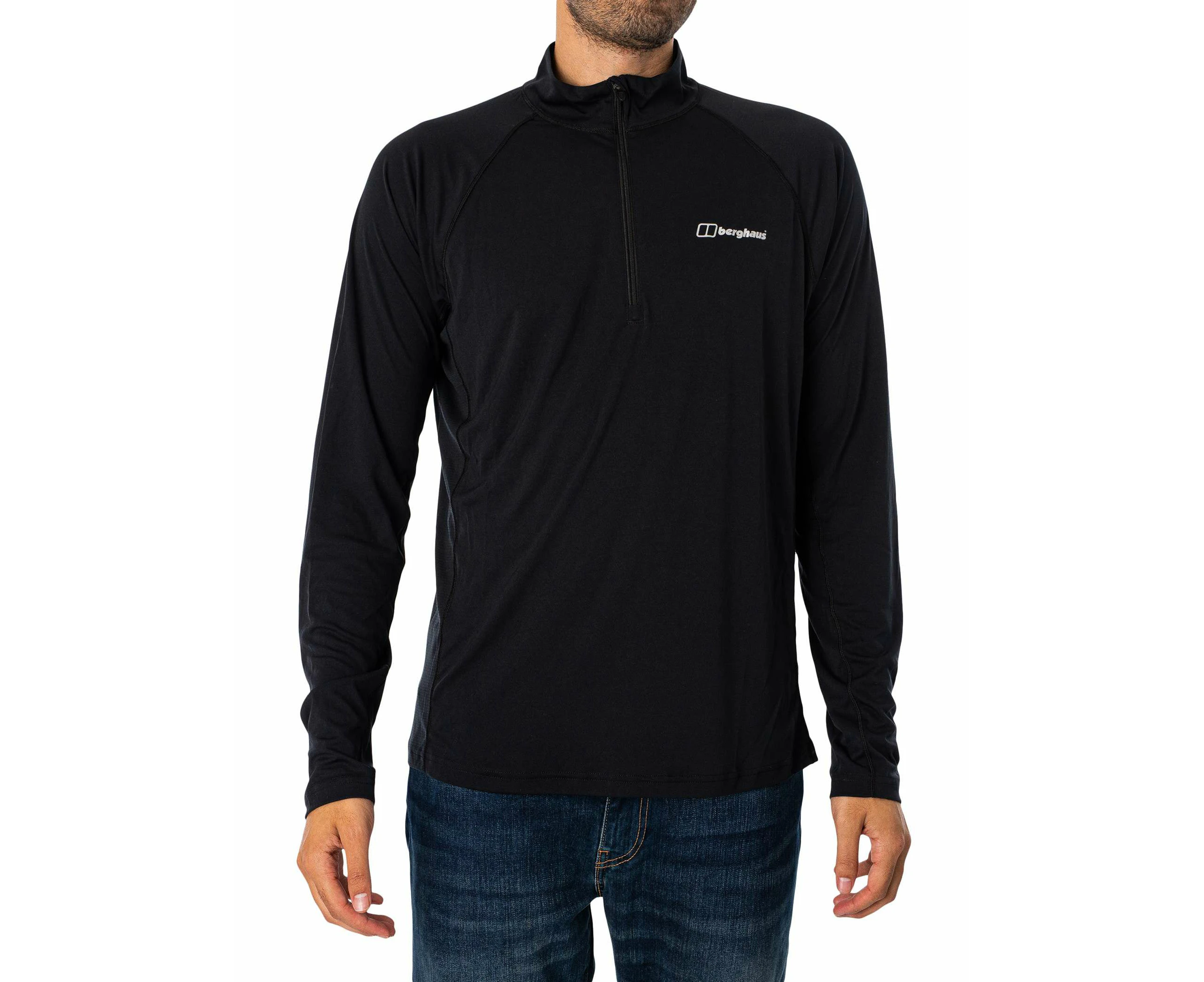 Berghaus Men's Trailblaze Longsleeved Tech T-Shirt - Black