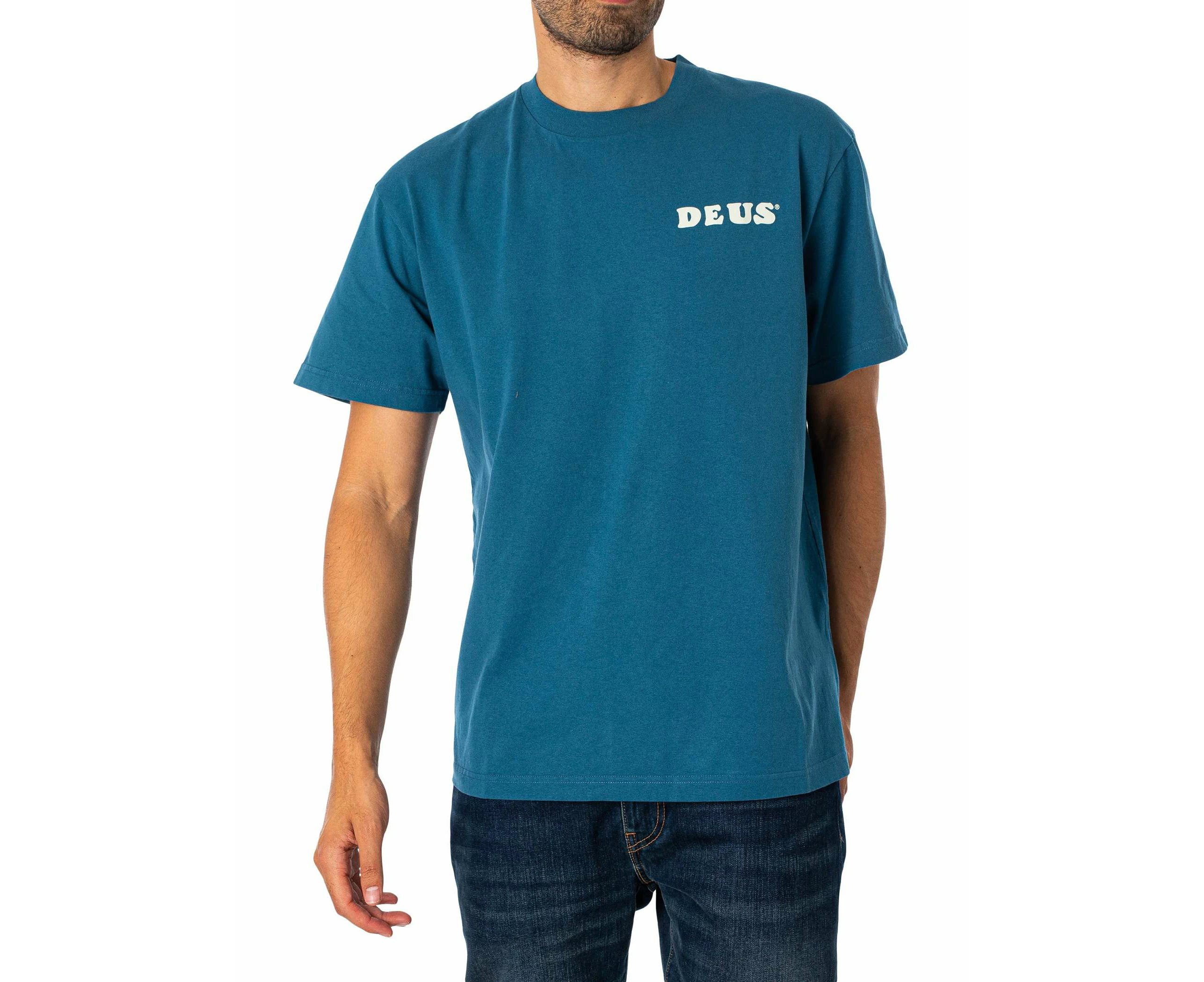 Deus Ex Machina Men's Real Good T-Shirt - Blue