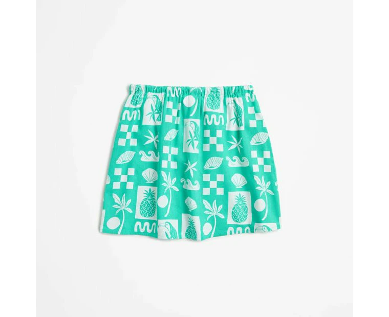 Target Woven Print Skirt