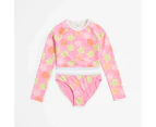 Target Print 2 Piece Swim Set