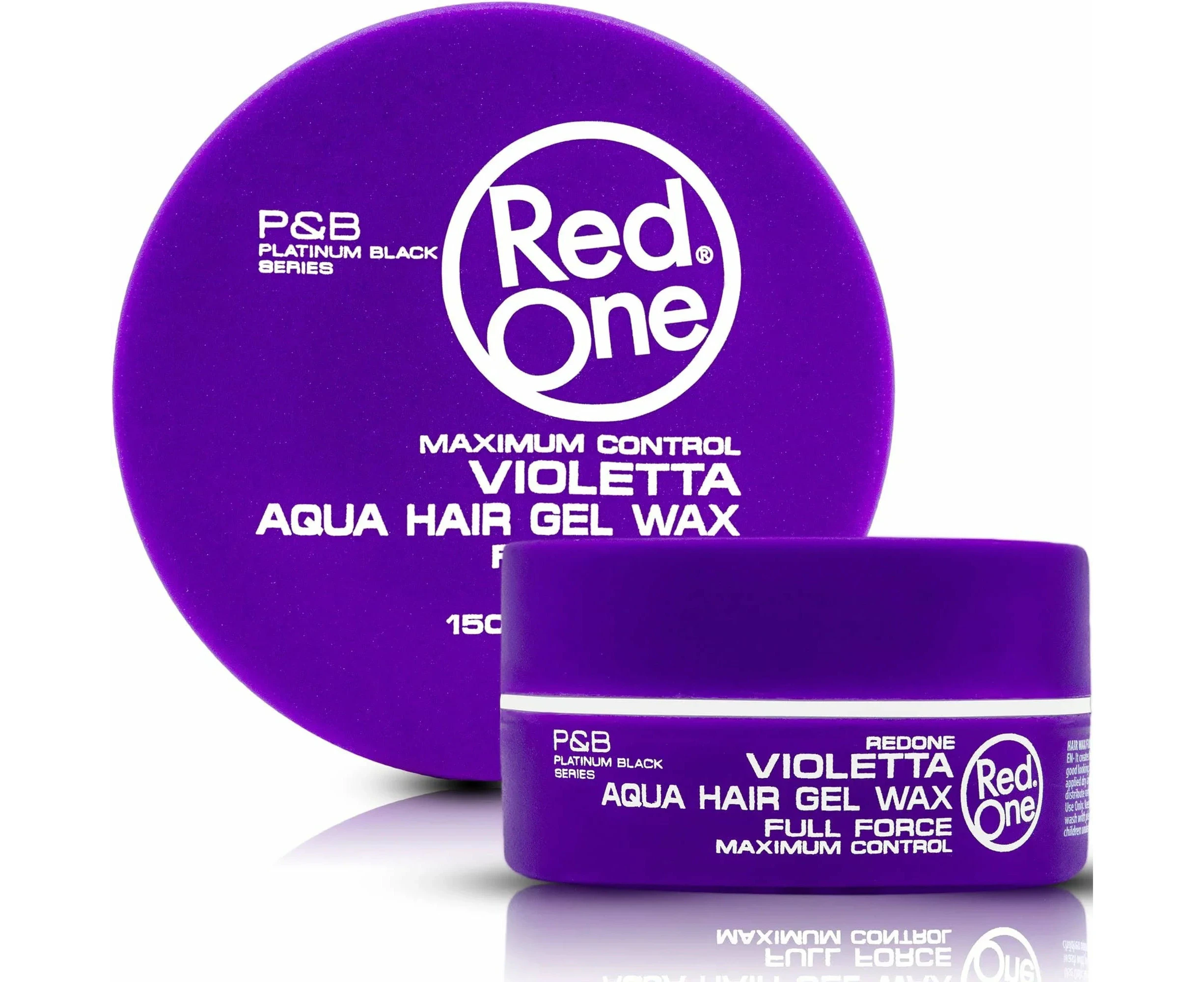 6X RedOne Aqua Hair Wax full force Violet 150ml X 6