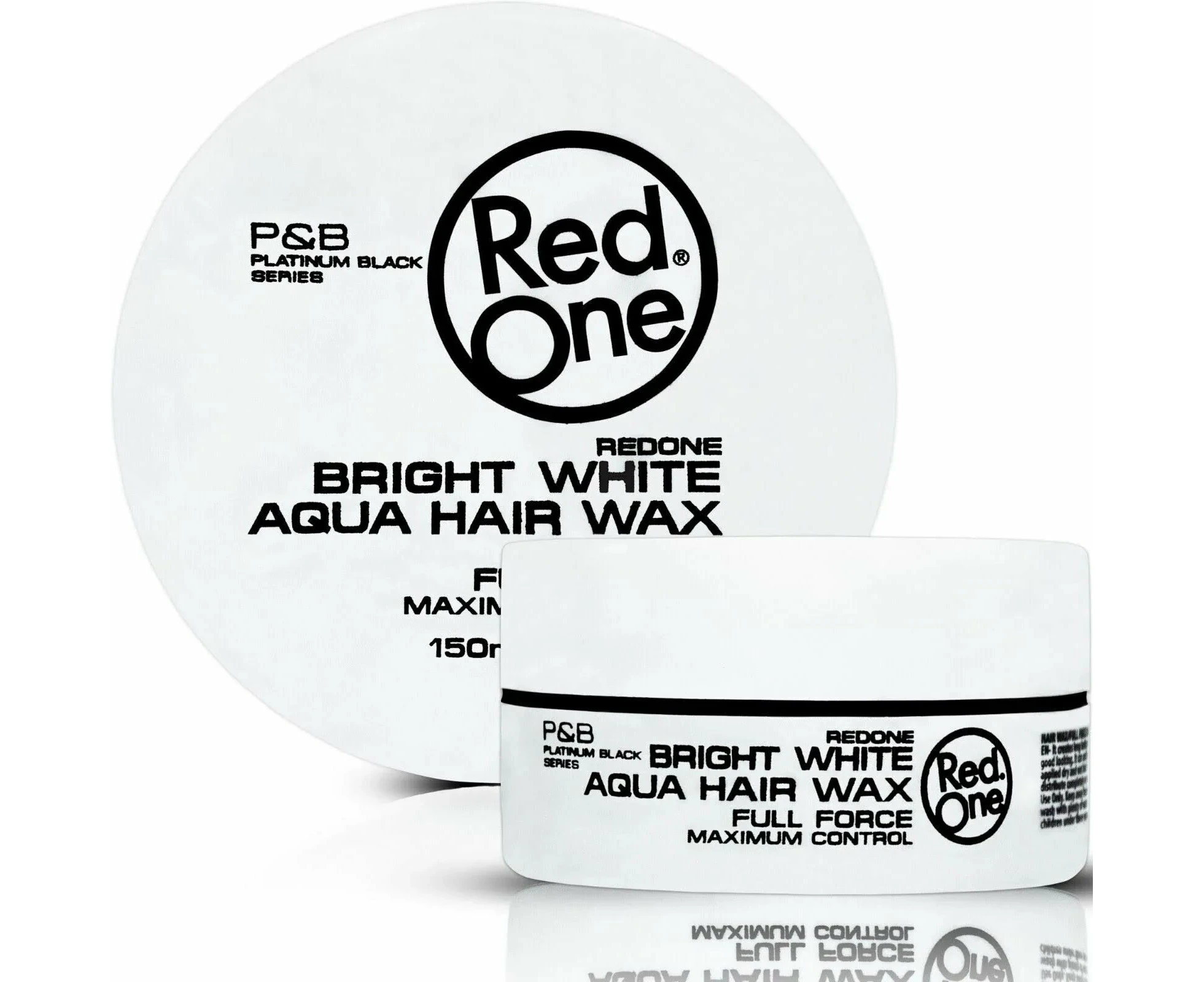 3X RedOne Aqua Hair Wax full force White 150ml X3