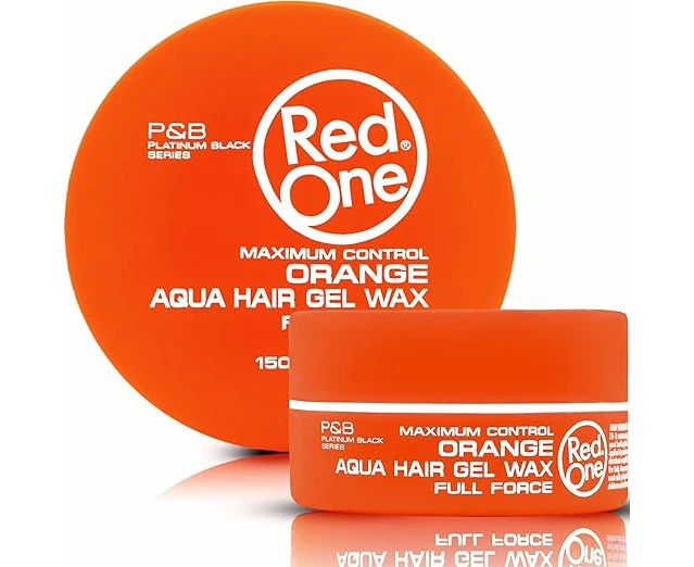 12X RedOne Aqua Hair Wax Full Force Orange 150ml X 12 - GET 2 FREE!!!