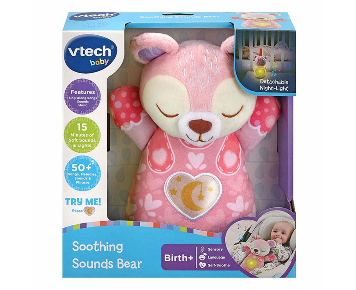 Vtech Baby Soothing Sounds Bear Pink