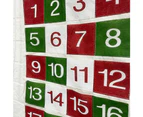 Christmas Advent Calendar with 24 Pockets Advent Calendar 24Days Countdown