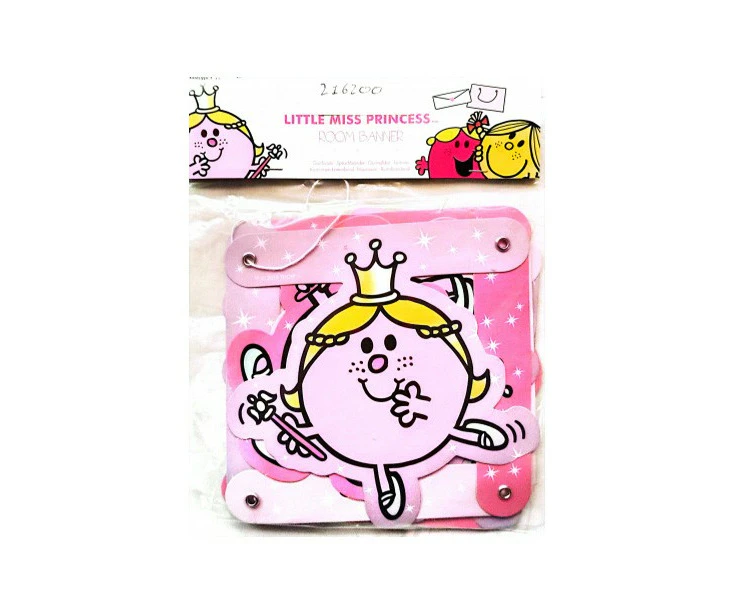 Little Miss Little Miss Princess Banner (Pink) - SG35419