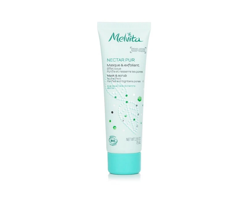 Melvita Nectar Pur Mask & Scrub  Mud Effect 75ml/2.8oz