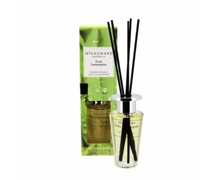 Wick2Ware Zesty Lemongrass Reed Diffuser -100ml