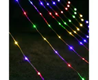 Stockholm 3.45M Christmas Lights 381 LED String Lights Star Waterfall Multi Colour