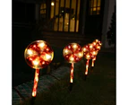 Stockholm 50CM Christmas Lights 72 LED Path Lights 6PCS Lollipop Warm White