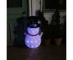 Stockholm 85CM Christmas Lights 50 LED Motif Lights Snowman Cool White