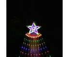 Stockholm 3.45M Christmas Lights 381 LED String Lights Star Waterfall Multi Colour