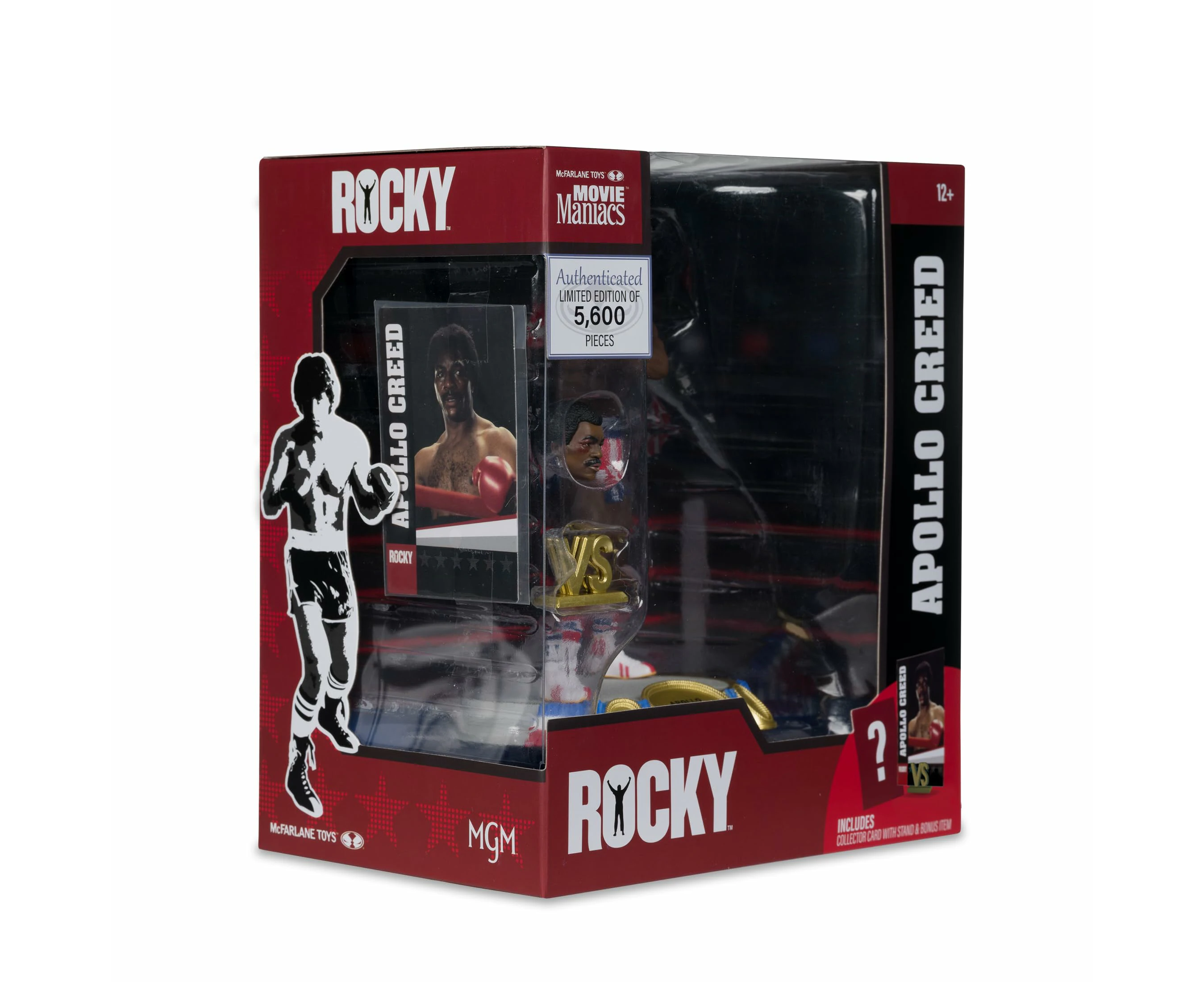 Mcfarlane - Rocky (1976) Movie Maniacs: "the Master Of Disaster" Apollo Creed Strikes A Pose! 6" Figure