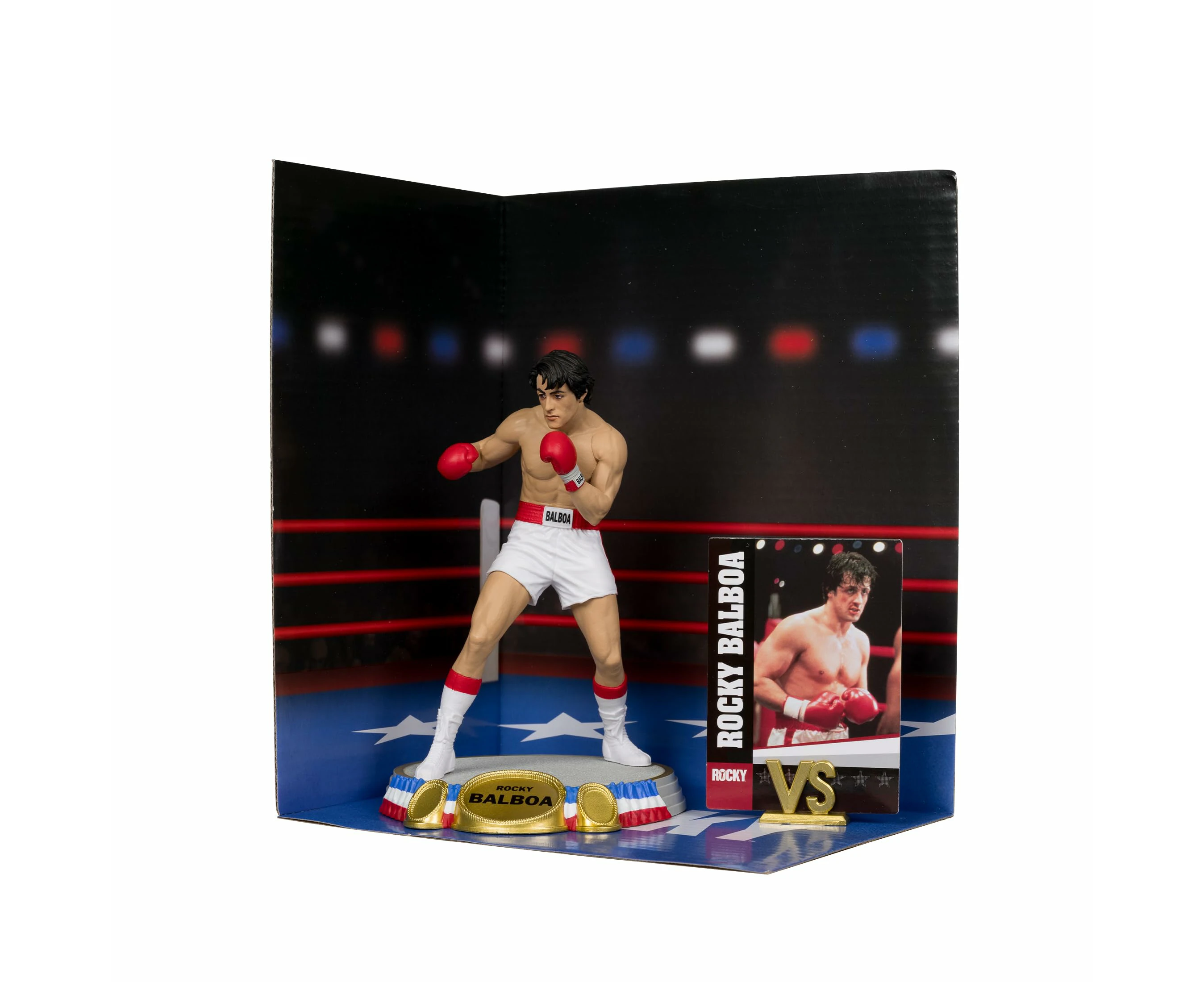 Mcfarlane - Rocky (1976) Movie Maniacs: "yo Adrian, I Did It!" The Italian Stallion, Rocky Balboa! 6" Figure