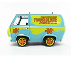 Jada Scooby-doo 1:24 Mystery Machine Die-cast Car With Shaggy & Scooby Figures - Perfect Toy For Kids 7+!