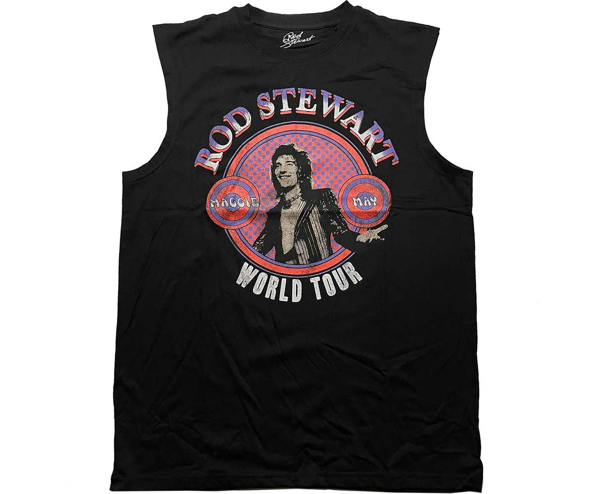 Rod Stewart Unisex Vest T-Shirt: World Tour (Tank)