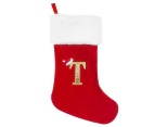 Christmas Socks Letter Christmas Stocking for Tree Hanging Pendant Decoration - T