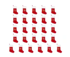 Christmas Socks Letter Christmas Stocking for Tree Hanging Pendant Decoration - T