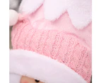 Christmas Stocking 22" Cute 3D Plush Santa Snowman Xmas Stockings for Fireplace - Santa Claus