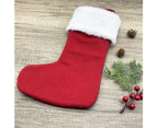 Christmas Socks Knitting Embroidered Letter Stocking Christmas Decoration Gift - L