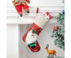 Christmas Stockings Big Xmas Stocking Decoration 18" Santa Snowman Reindeer Sock - Penguin