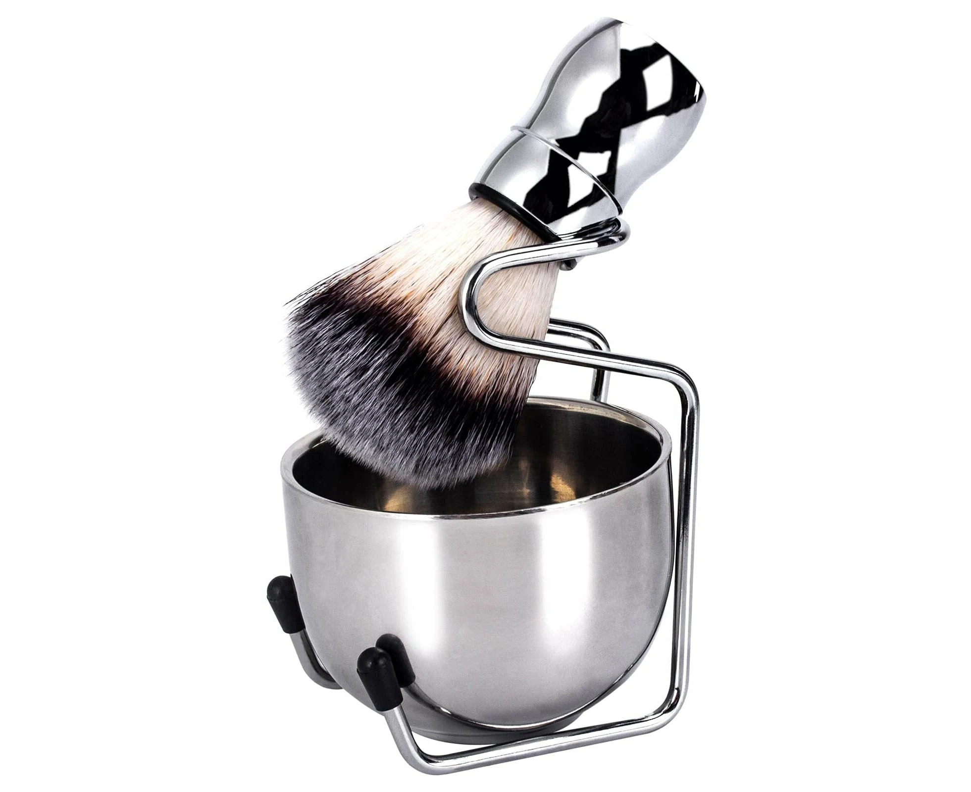 Shaving Brush Set - Steel