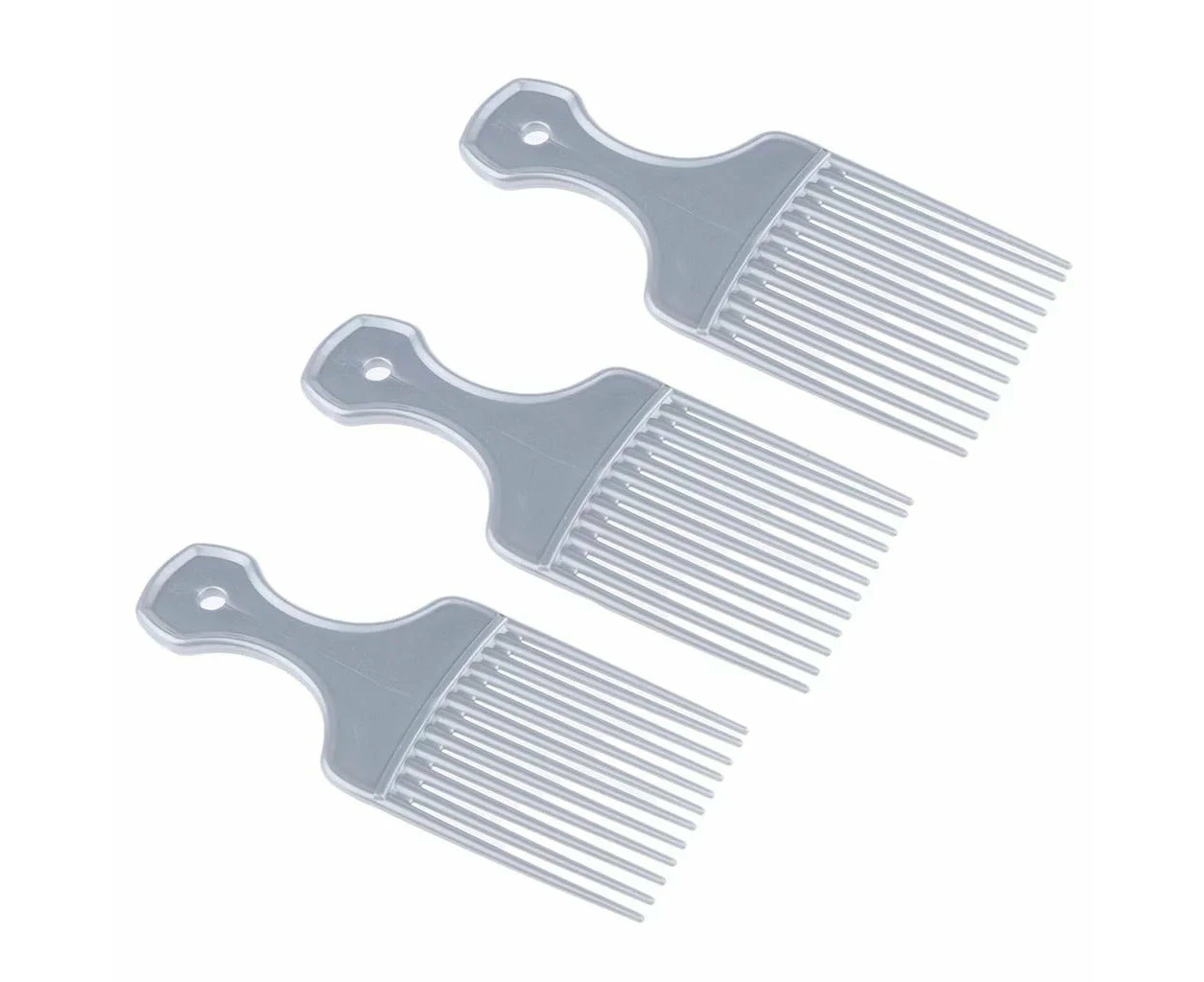 Afro Hair Comb - silver