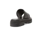 Womens Footwear Sandler Rap Black Smooth Sandal