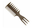 Handle Grip Large Tooth Detangling Curly Hair Comb Set