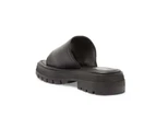 Womens Footwear Sandler Rap Black Smooth Sandal