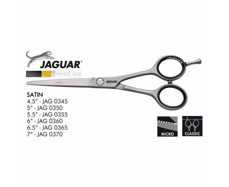 JAGUAR White Line Satin Scissor (5.5 inch)