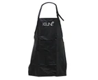 KEUNE POLYURETHANE ALL PURPOSE BLACK HAIRDRESSING APRON