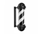 Barber Pole Black and White (Width: 19cm) - 60cm x 19cm