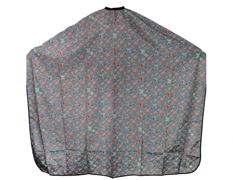 Barber Cape  Multicolor Grey