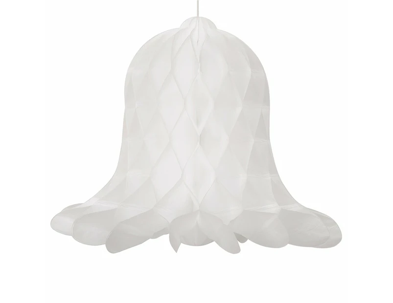 Unique Party Honeycomb Bell Hanging Decoration (Pack of 3) (White) - SG35876