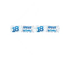 Apac Confetti 18th Banner (Blue/White) - SG35758