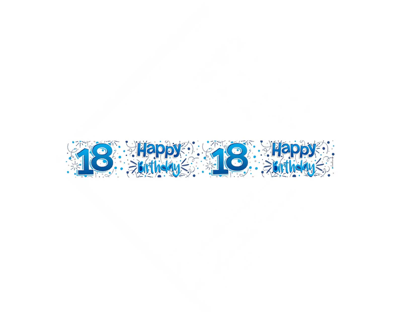 Apac Confetti 18th Banner (Blue/White) - SG35758